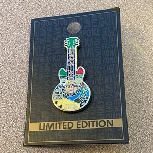 New Grand Opening Hard Rock Cafe Montego Bay Guitar Pin